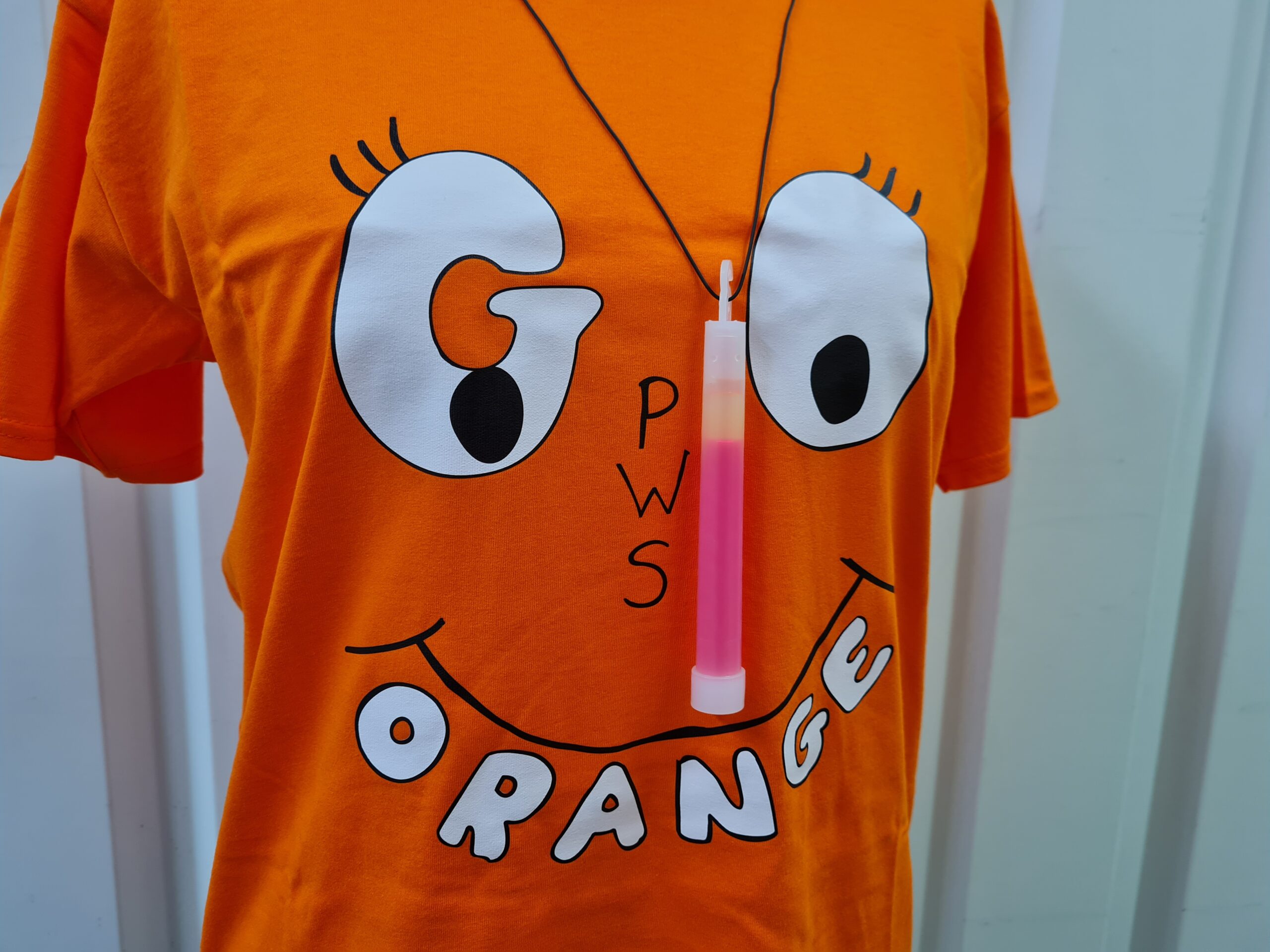 Go Orange Glowstick | Large Glow Stick on Lanyard - Image 5